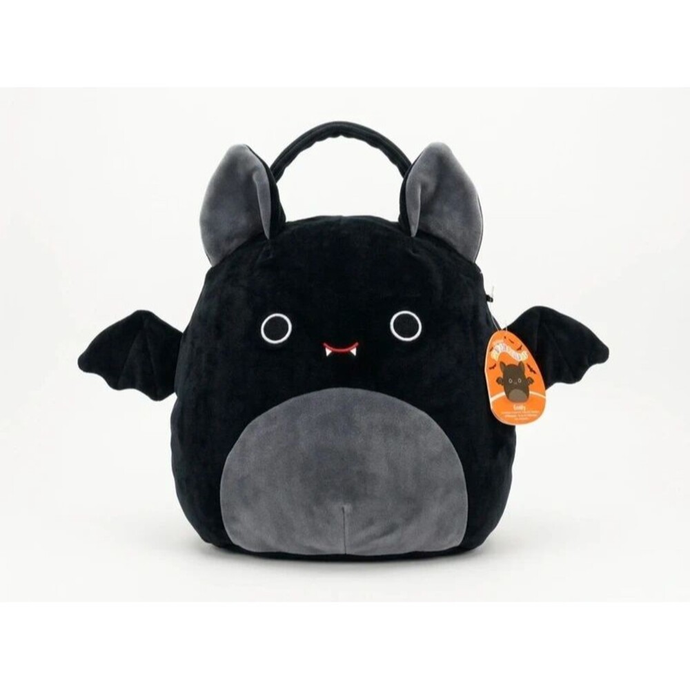 Squishmallows Emily the Bat Halloween Treat Pail NWT